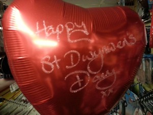 St Dwynwens Day Balloon