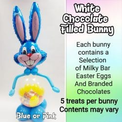 White Chocolate Easter Filled Balloon