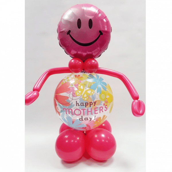 Mothers Day Bubble Man from Cardiff Balloons