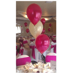 Bouquet Of 3 Helium Filled Latex Balloons From Cardiff Balloons