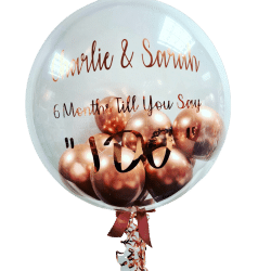 Deluxe Chrome Gumball Balloon From Cardiff Balloons