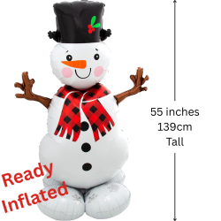 Christmas Snowman Airloonz Balloon