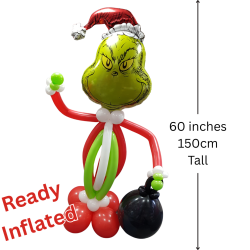 Grinch Balloon Sculpture