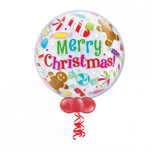 Christmas Bubble Balloons From Cardiff Balloons