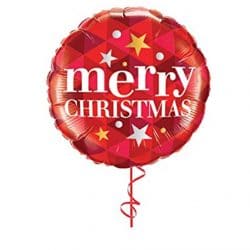 Merry Christmas Foil Balloon From Cardiff Balloons