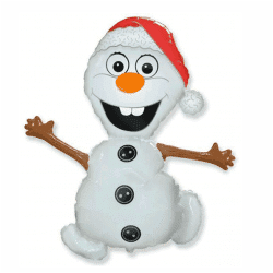 Large Olaf Snowman Balloon Available From www.cardiffballoons.co.uk