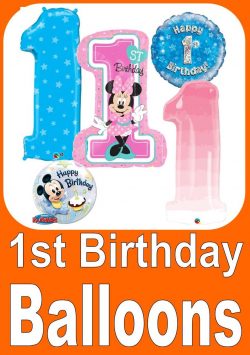 1st Birthday Balloons