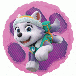 helium filled paw patrol foil balloon from cardiff balloons