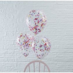 Multi COloured Confetti Balloons From Cardiff Balloons