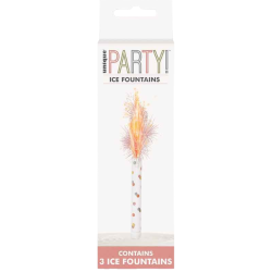 Rose Gold Fountain Candles