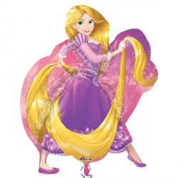 large helium filled disney tangled foil balloon from cardiff balloons