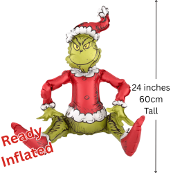 Sitting Grinch Balloon