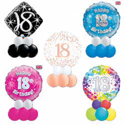 18th Birthday Table Mini Balloon Decoration