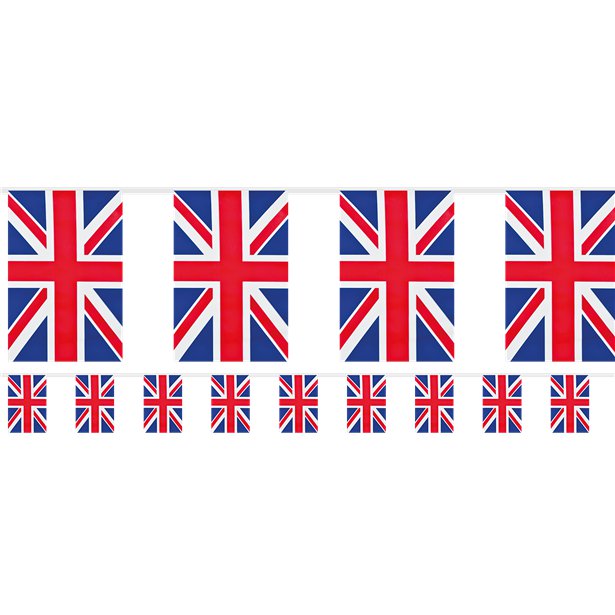 Union Jack 4m Long Party Bunting UK Party Supplies Cardiff