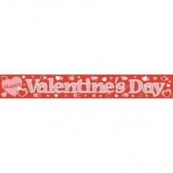 Valentines Day Foil Banner From Cardiff Balloons