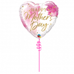 Mothers Day Paint Splash Print Foil Balloon From Cardiff Balloons