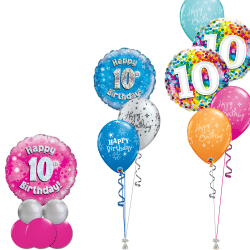 10th Birthday Balloons From Cardiff Balloons