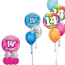14th Birthday Balloons From Cardiff Balloons