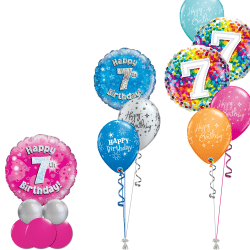 7th birthday Balloons From Cardiff Balloons