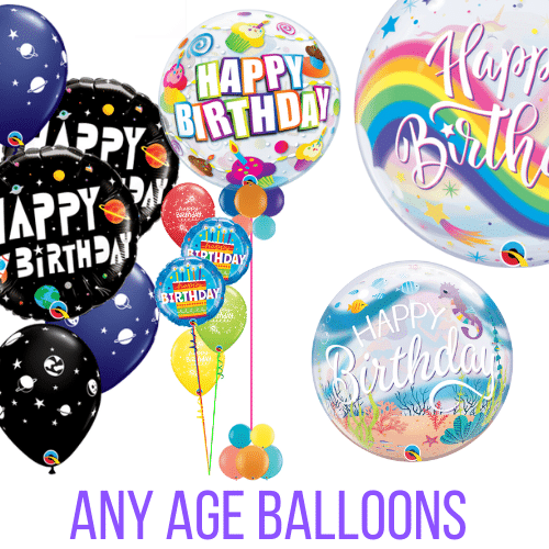 Any age childrens balloons suitable for any age child from Cardiff Balloons