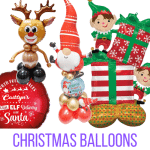 Christmas Balloons are available from Cardiff Balloons