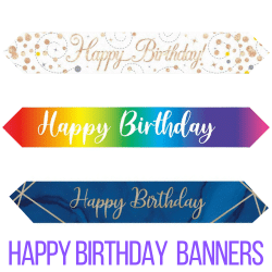 Happy Birthday Banners