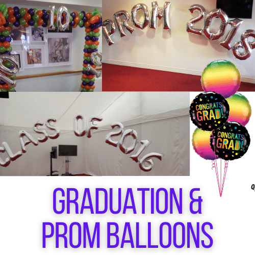 Graduation and Prom Balloons available at Cardiff Balloons