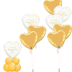 Wedding Anniversary Balloon Displays From Cardiff Balloons