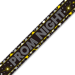 Prom Night Party Banner Available From Cardiff Balloons
