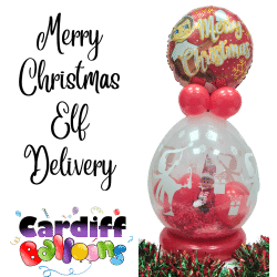 Merry Christmas Elf Delivery From Cardiff Balloons