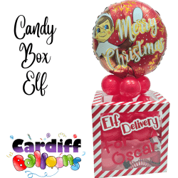 Candy Box ELf Delivery From Cardiff Balloons