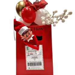 Christmas Elf Arrival Post Box