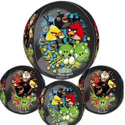 Angry Birds Orbs Balloons From Cardiff Balloons