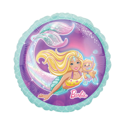 Barbie MErmaid Foil Balloon From Cardiff Balloons
