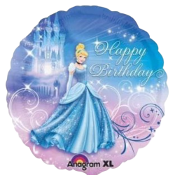 Disney Cinderella Birthday Foil Balloon From Cardiff Balloons