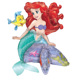 Disney Sitting Ariel Balloon From Cardiff Balloons