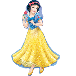 Disney Snow Shite Foil Shape Balloon From Cardiff Balloons
