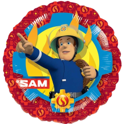Fireman Sam Foil Balloon From Cardiff Balloons