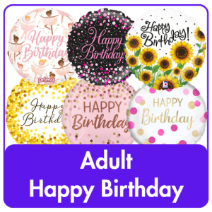 Adult Happy Birthday Balloons From Cardiff Balloons
