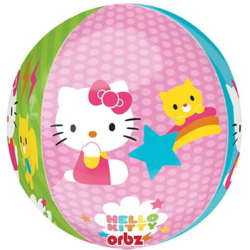 Hello Kittty Orbz Balloon From Cardiff Balloons