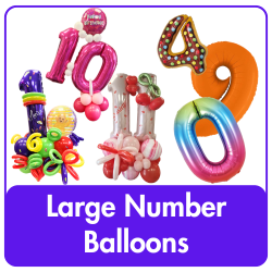 Giant Number Balloons