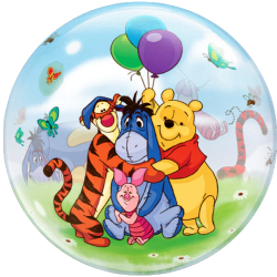 Winnie The Pooh Bubble Balloon from Cardiff Balloons