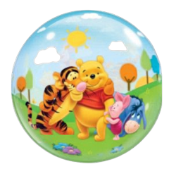 Winnie And Friends Bubble Balloon From Cardiff Balloons