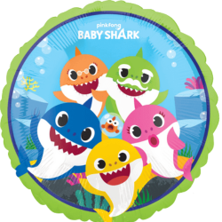 Baby Shark Round Foil Balloon