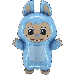 Blue Labubu Bad Bunny Balloon