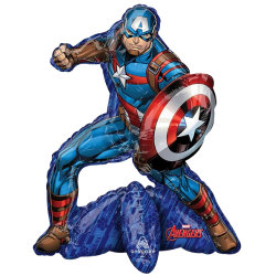 Captain America Air Filled Standing Balloon From Cardiff Balloons