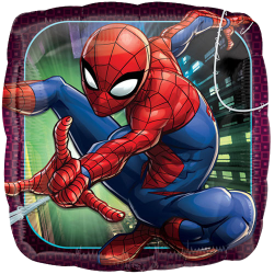Marvel Spiderman Square Foil Balloon From Cardiff Balloons