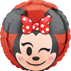 Minnie Mouse Emoji Foil Balloon From Cardiff Balloons