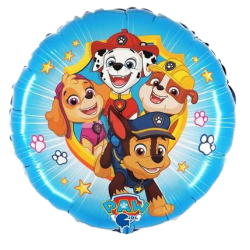 Paw Patrol Round Foil Balloon
