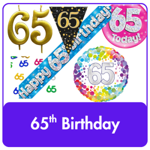 65th Birthday Party From Cardiff Balloons